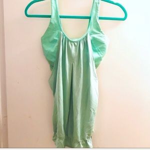 Lululemon sea foam green tame me tank size 6